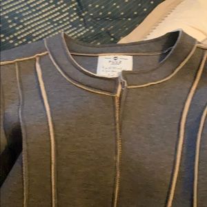 Pulz Jeans brand. Grey with off white trim.